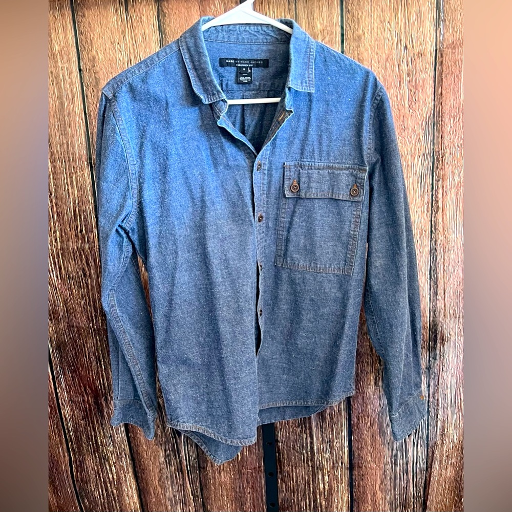 GUC Marc by Marc Jacobs Denim Button Front Shirt